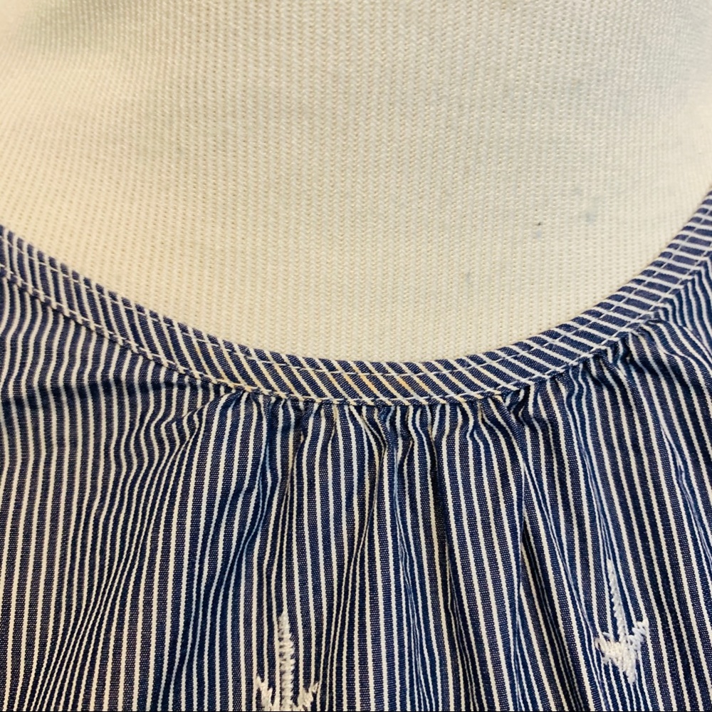 J. CREW Embroidered Bell Sleeve Poplin Shirt - Picture 6 of 11